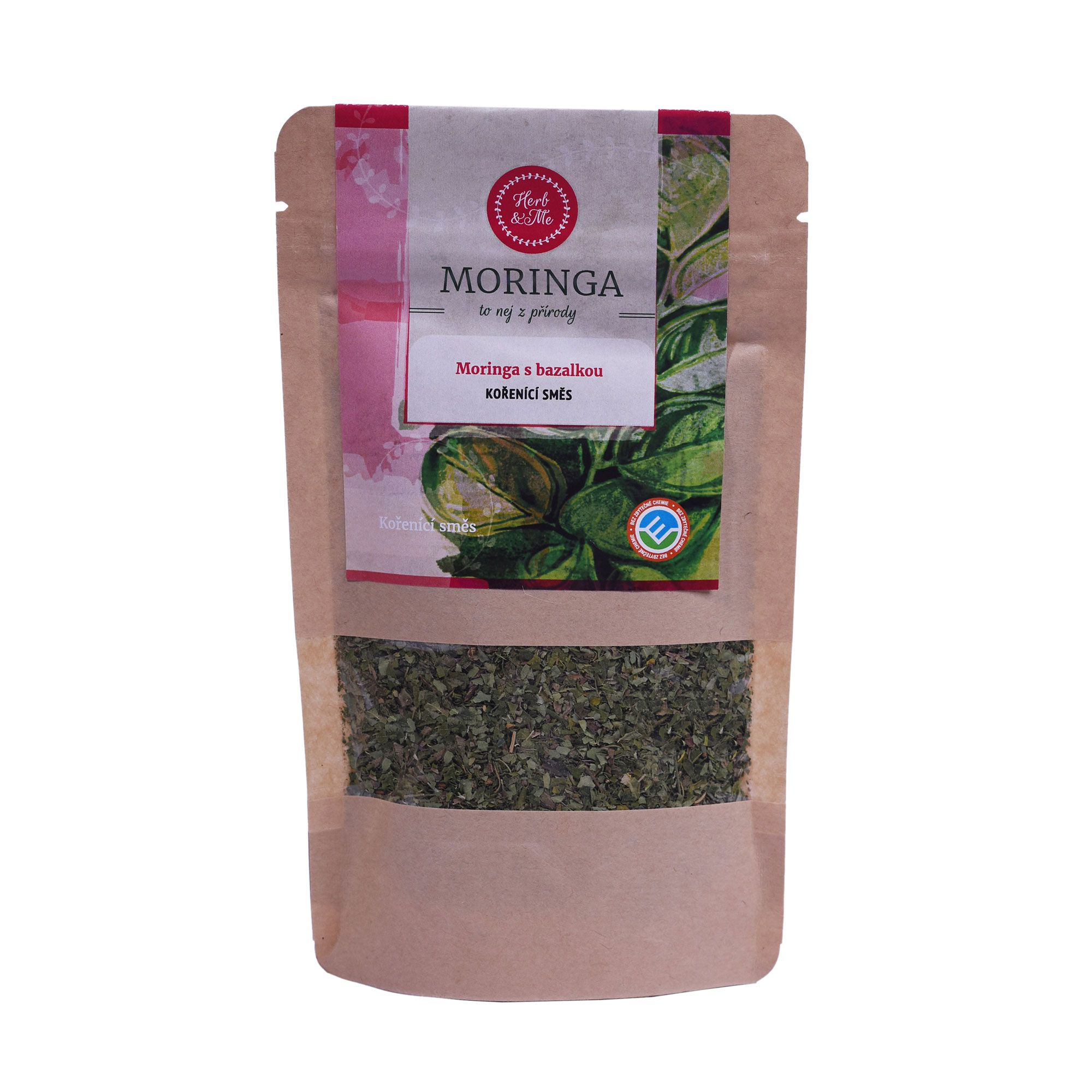 Herb&Me Moringa s bazalkou kořenící směs 30 g Herb&Me Moringa