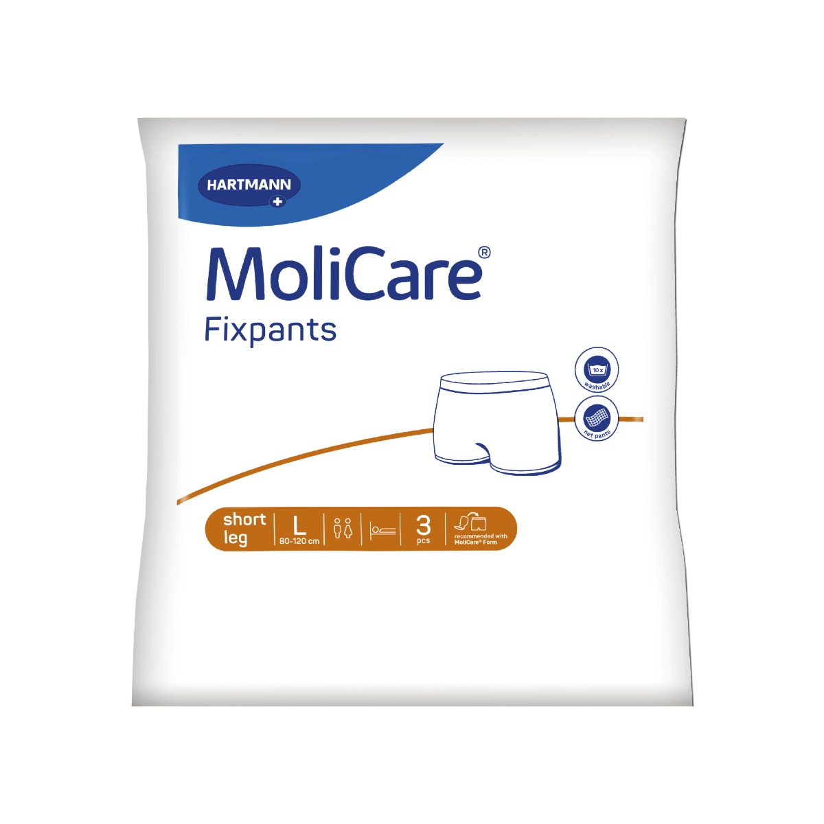 MoliCare Fixpants vel. L fixační kalhotky 3 ks MoliCare