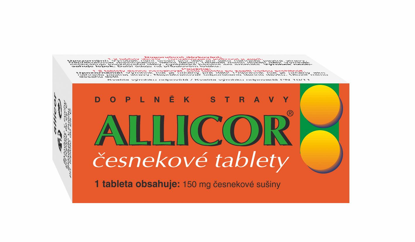 Naturvita Allicor česnek 60 tablet Naturvita