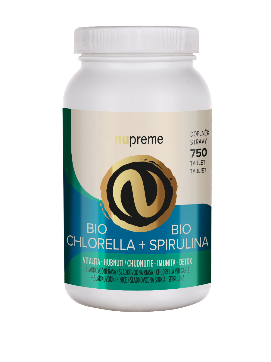 Nupreme BIO Chlorella + Spirulina 750 tablet Nupreme