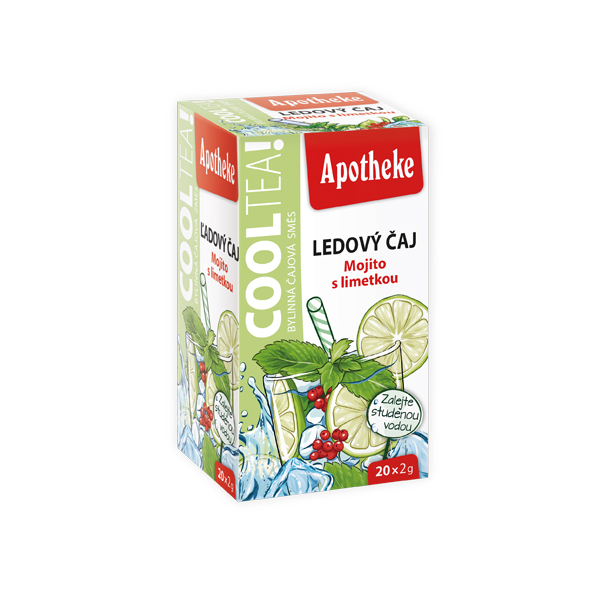 Apotheke CoolTea Mojito s limetkou porcovaný čaj 20x2 g Apotheke