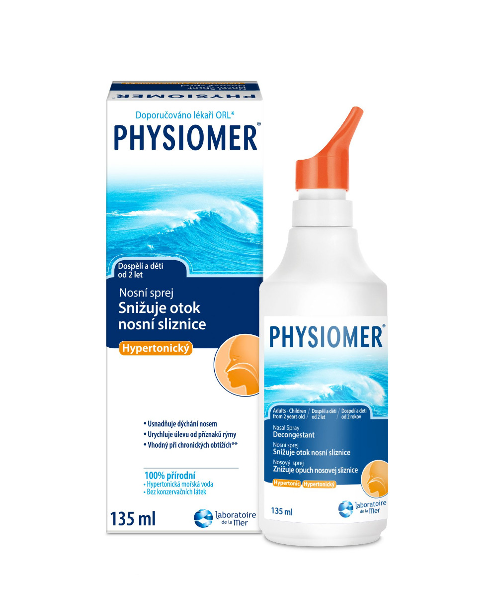 Physiomer Hypertonický nosní sprej 135 ml Physiomer