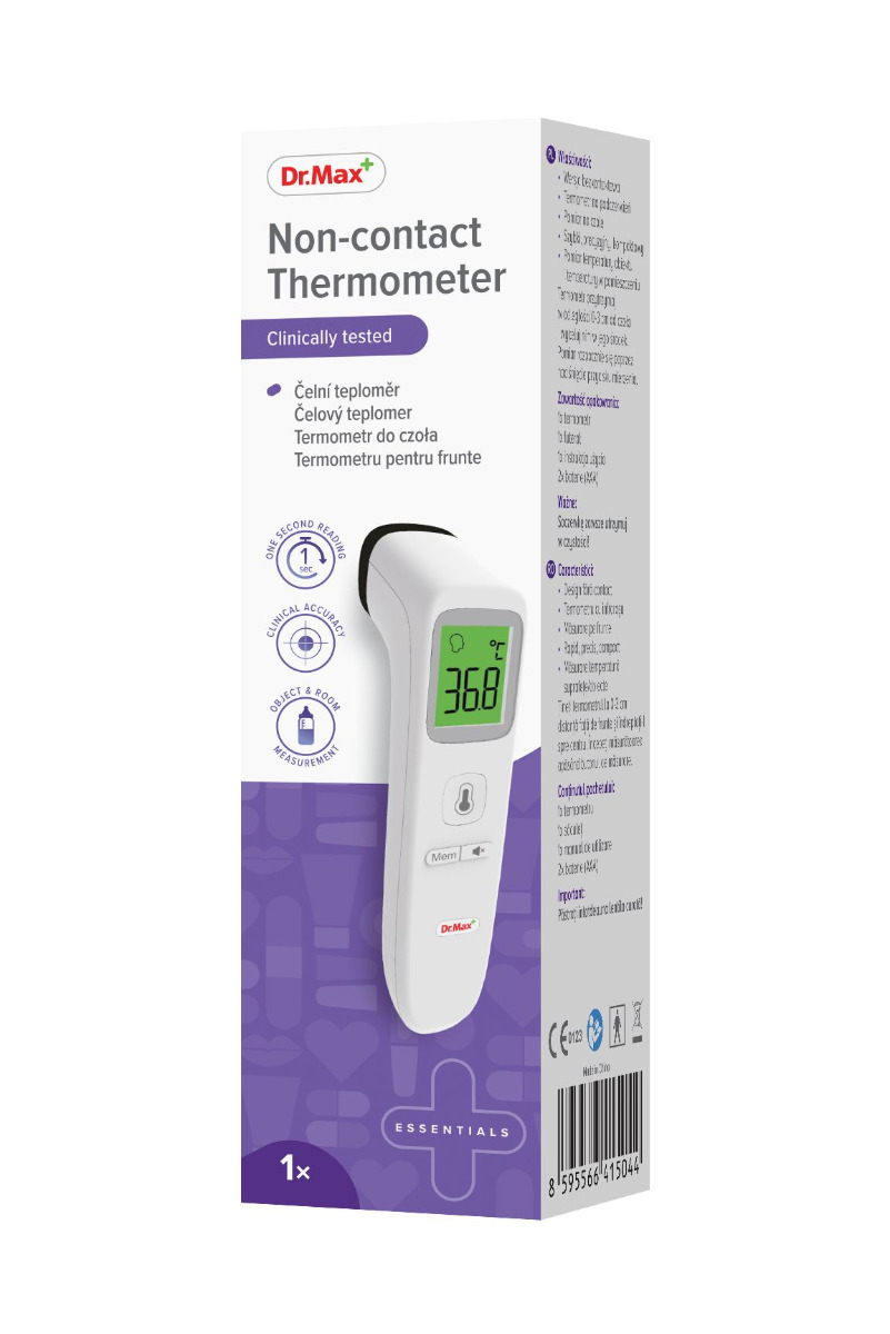 Dr. Max Non-contact Thermometer čelní teploměr 1 ks Dr. Max