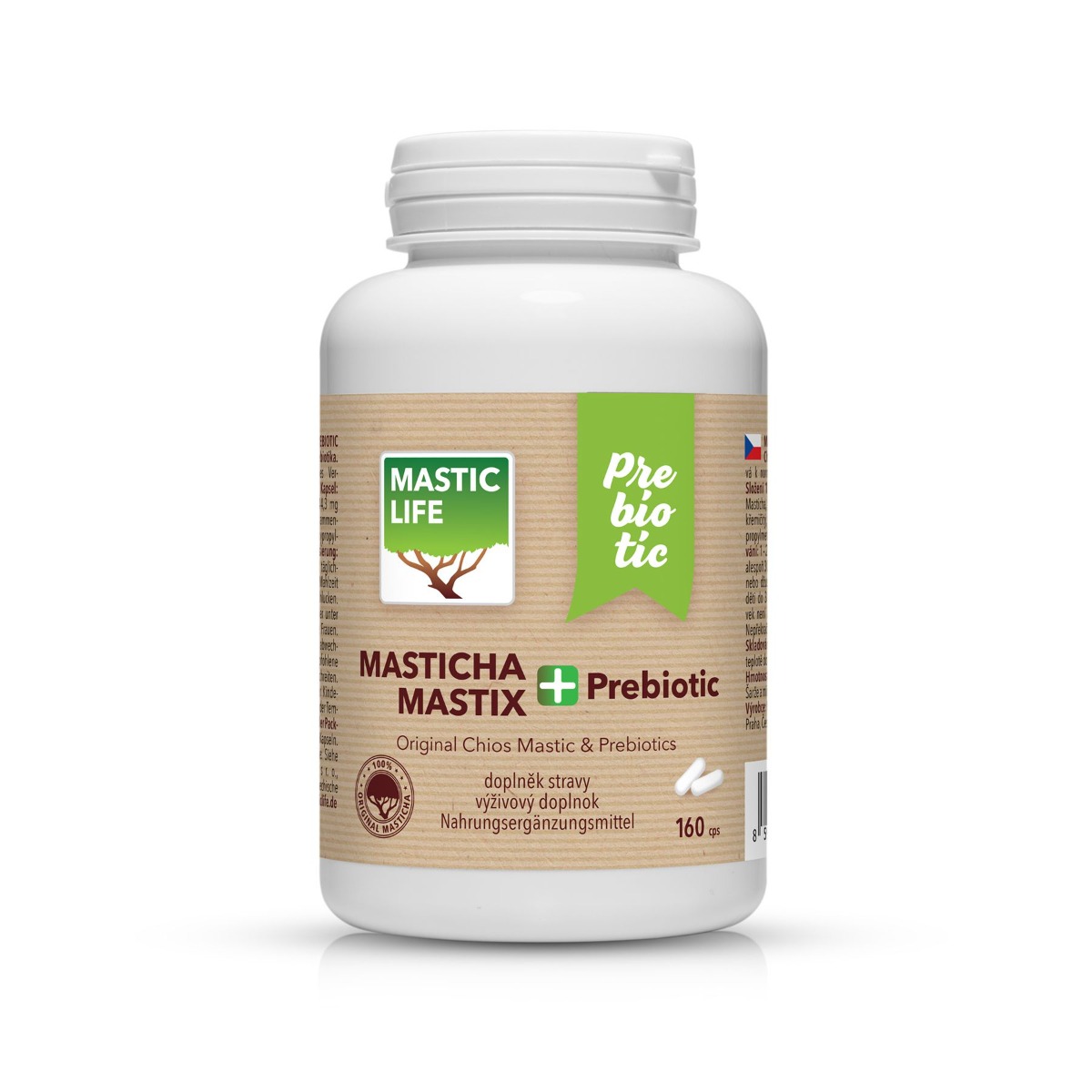 Masticlife Prebiotic Chios Masticha 160 kapslí Masticlife