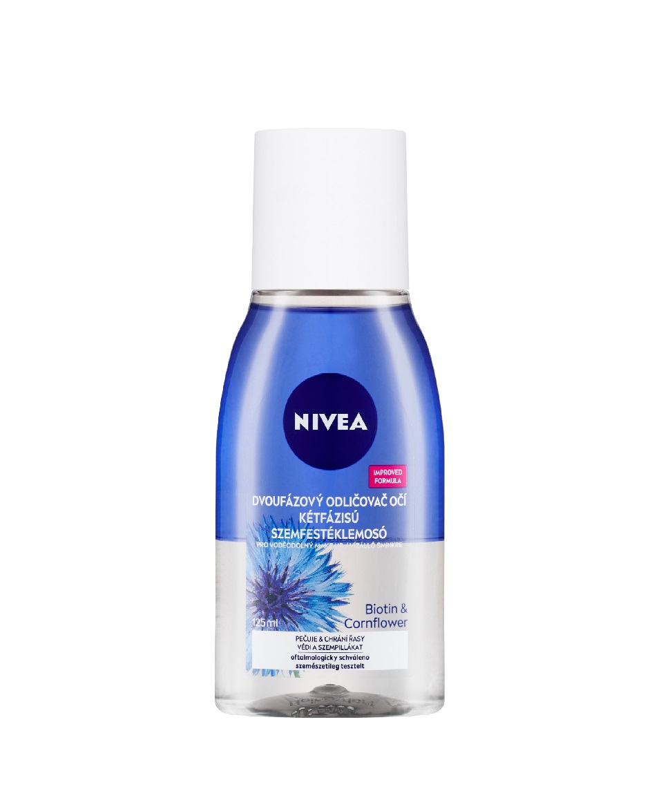 Nivea Face Cleansing dvoufázový odličovač očí a make-upu 125 ml Nivea