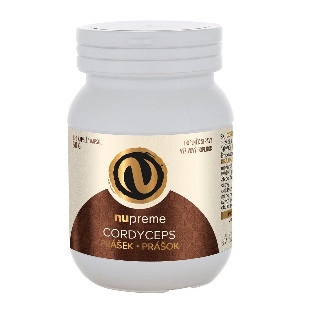 Nupreme Cordyceps BIOMASA 100 kapslí Nupreme