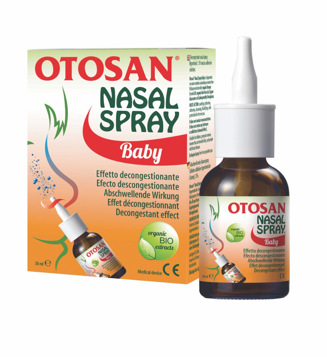 OTOSAN Nosní sprej Baby 30 ml OTOSAN