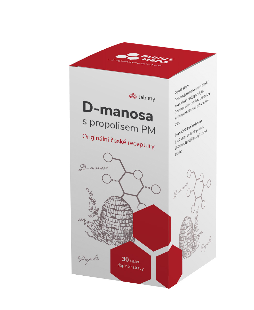 PM D-manosa s propolisem 30 tablet PM