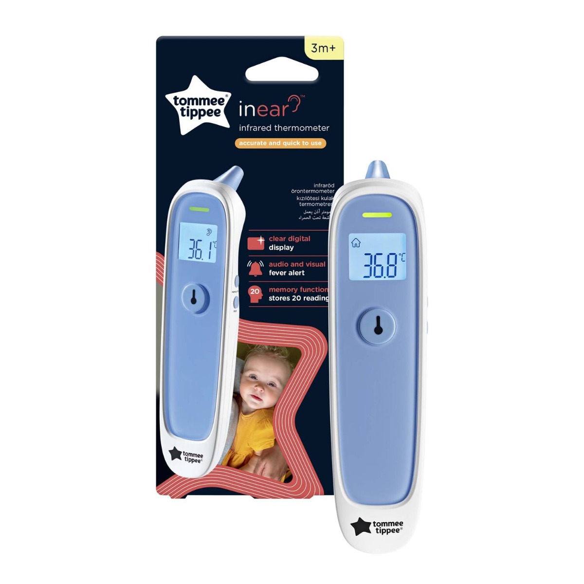 Tommee Tippee Digitální ušní teploměr Tommee Tippee