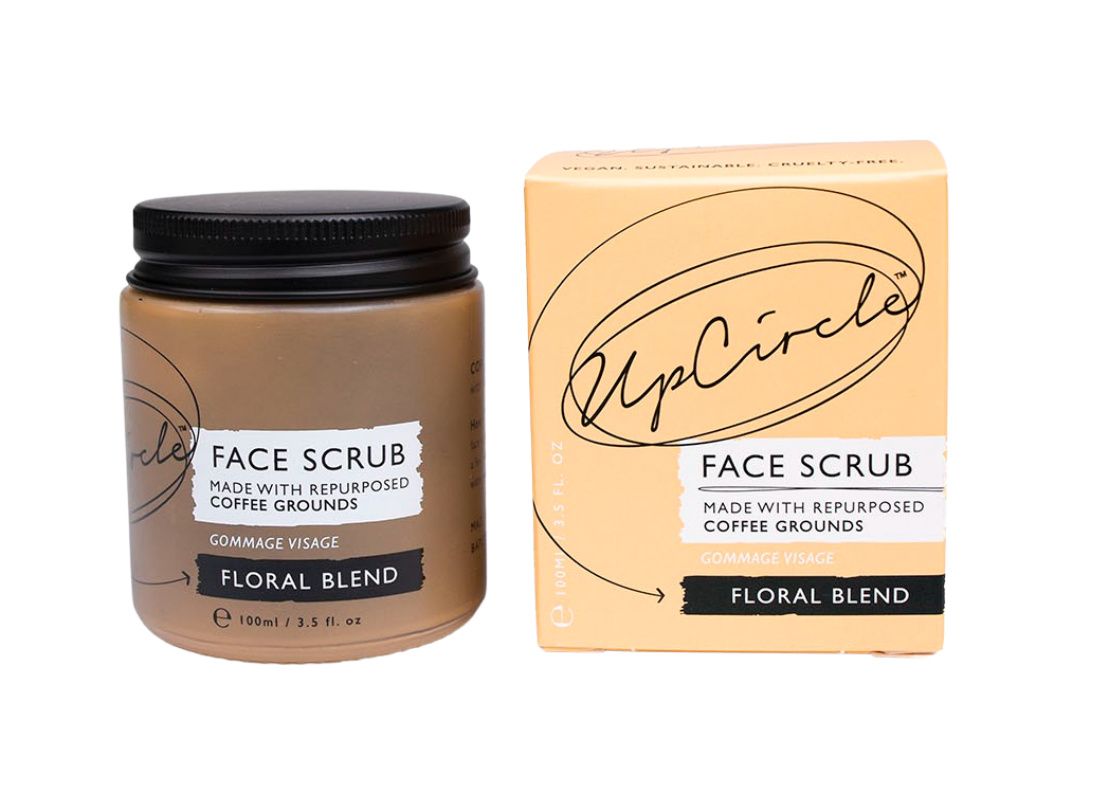 UpCircle Coffee Face Scrub Floral pleťový peeling 100 ml UpCircle