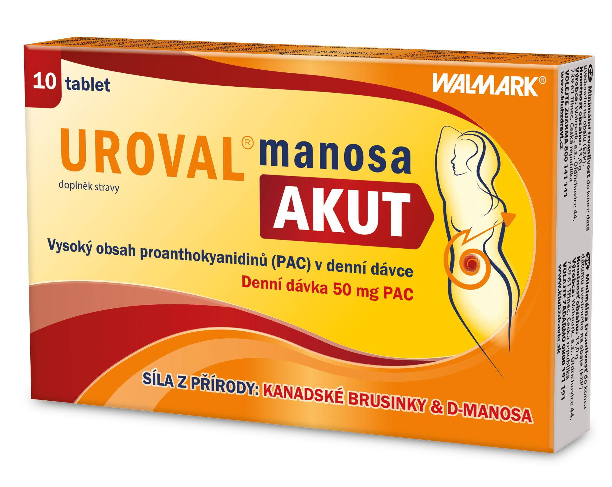 Uroval Manosa AKUT 10 tablet Uroval