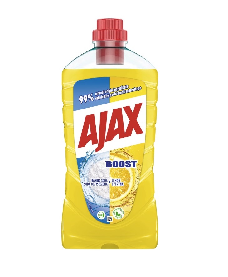 Ajax Boost Univerzální čisticí prostředek Baking soda & Lemon 1 l Ajax