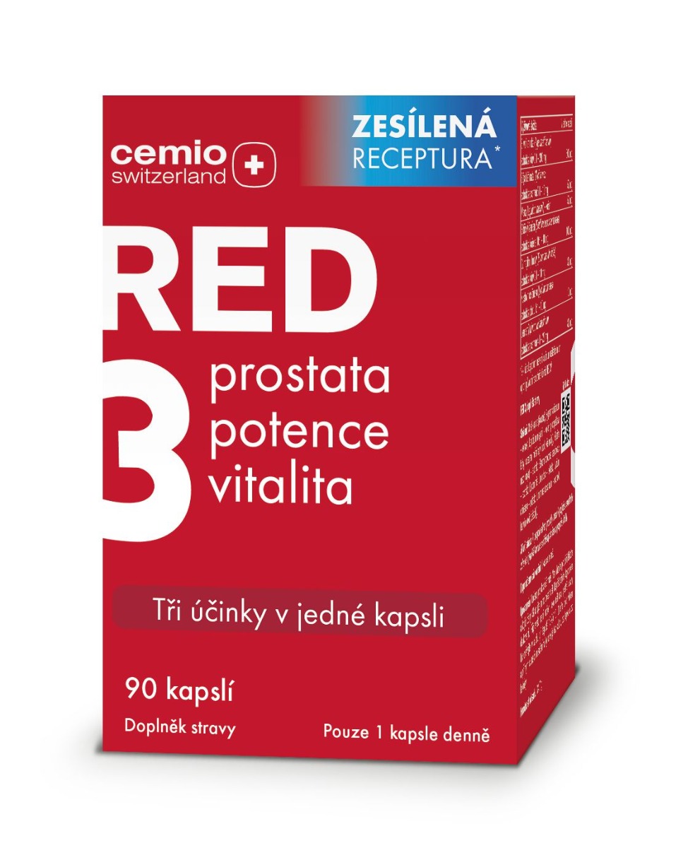 Cemio RED3 90 kapslí Cemio