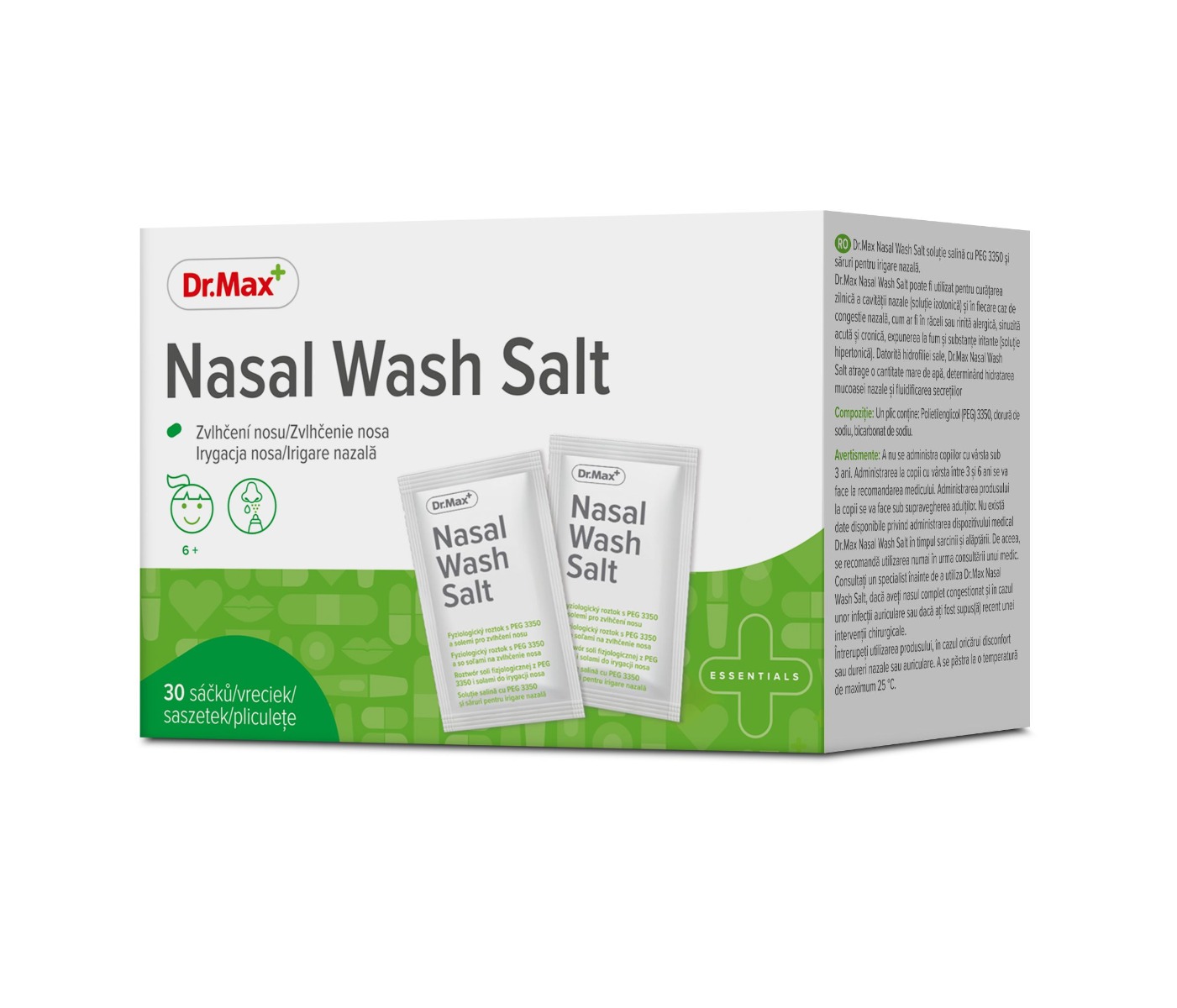 Dr. Max Nasal Wash Salt 30 sáčků Dr. Max