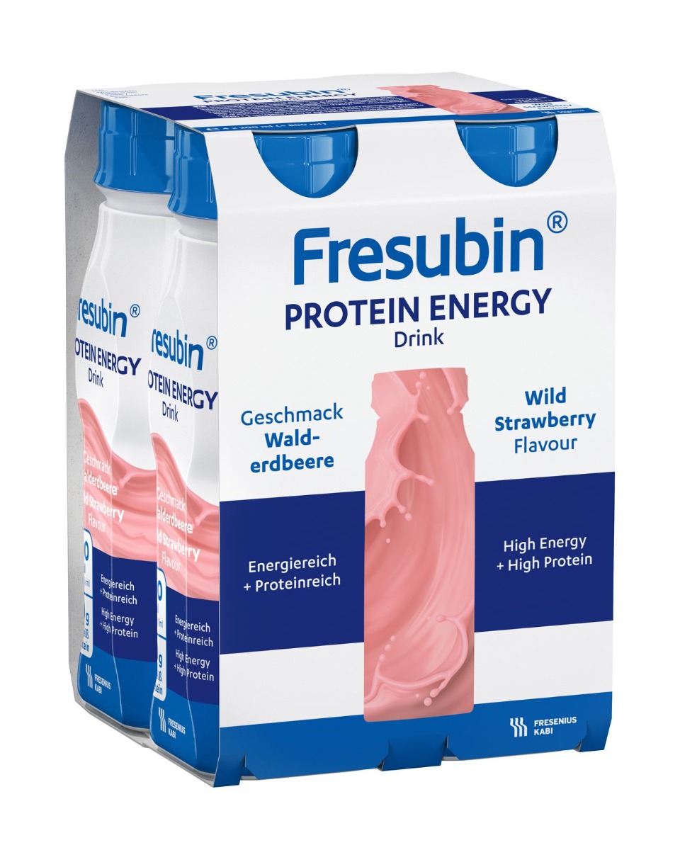 Fresubin Protein Energy DRINK Jahoda 4x200 ml Fresubin