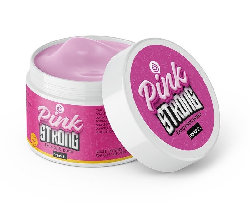 Nanolab Strong Pink Extra čisticí pasta 500 g Nanolab