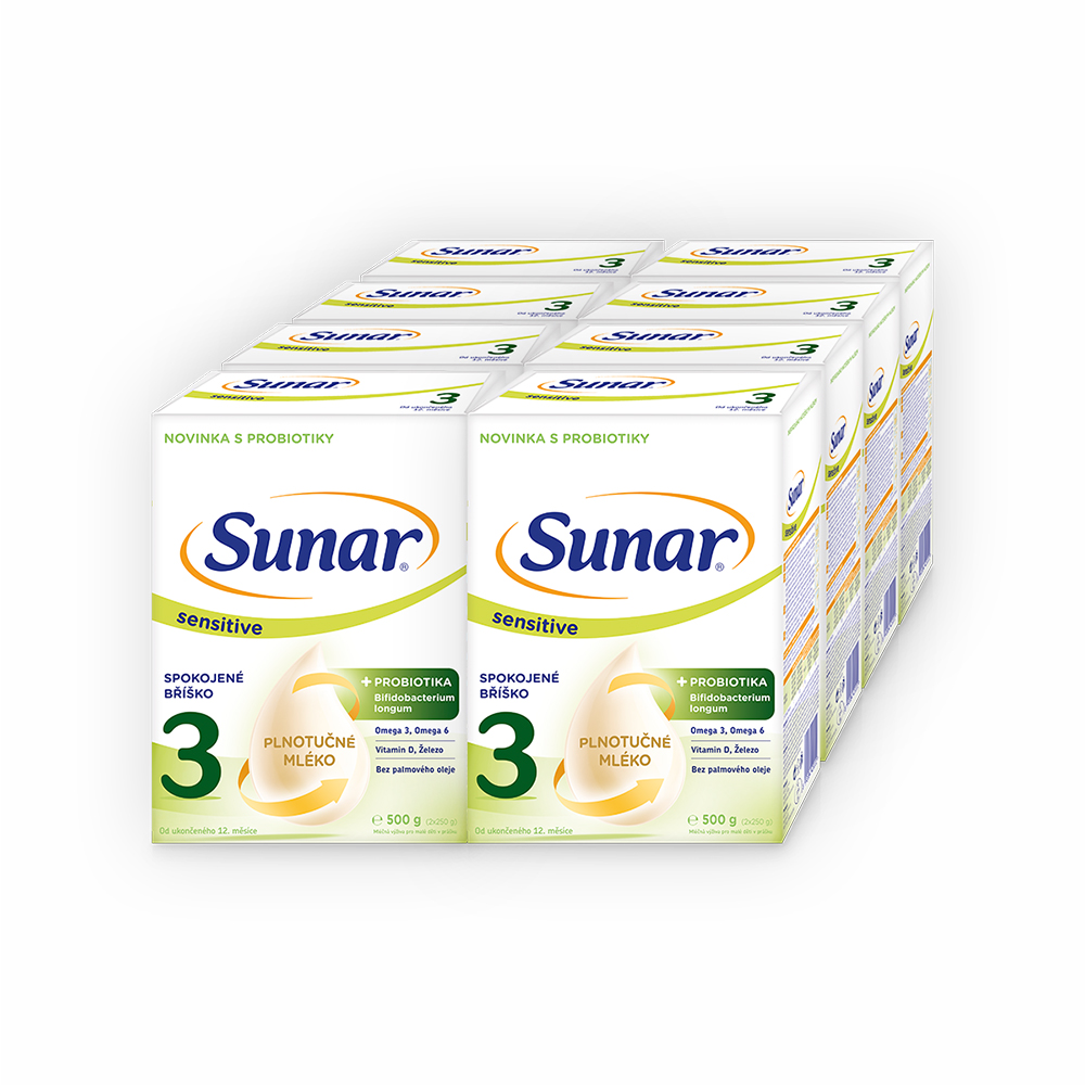 Sunar Sensitive 3 8x500 g Sunar