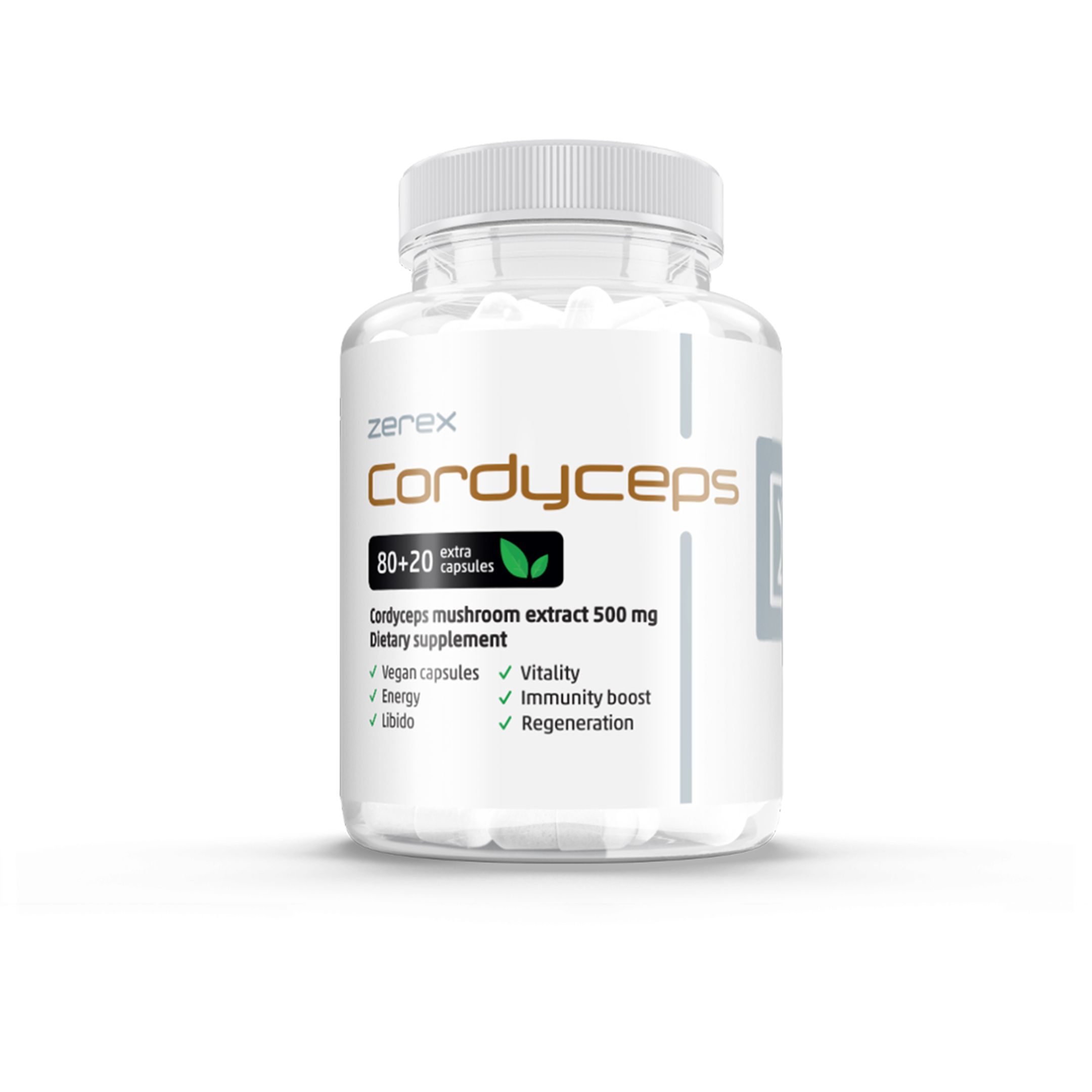 Zerex Cordyceps 80+20 kapslí Zerex