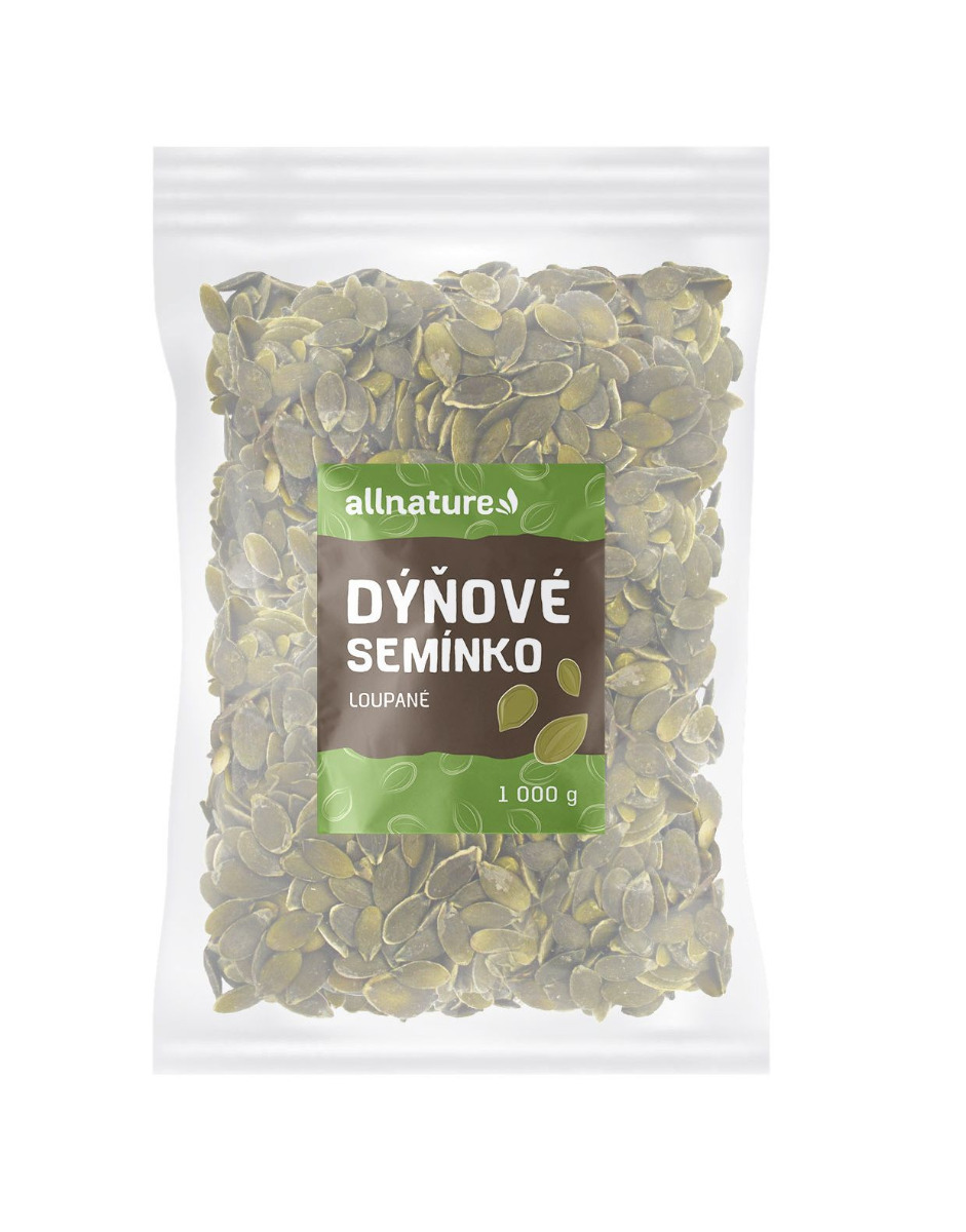 Allnature Dýňové semínko loupané 1000 g Allnature