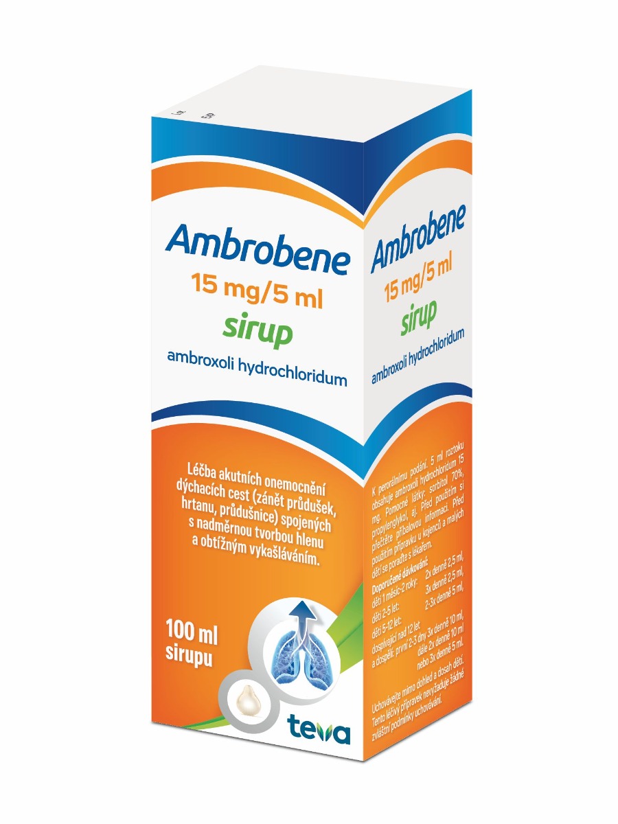 Ambrobene 15 mg/5 ml  sirup 100 ml Ambrobene