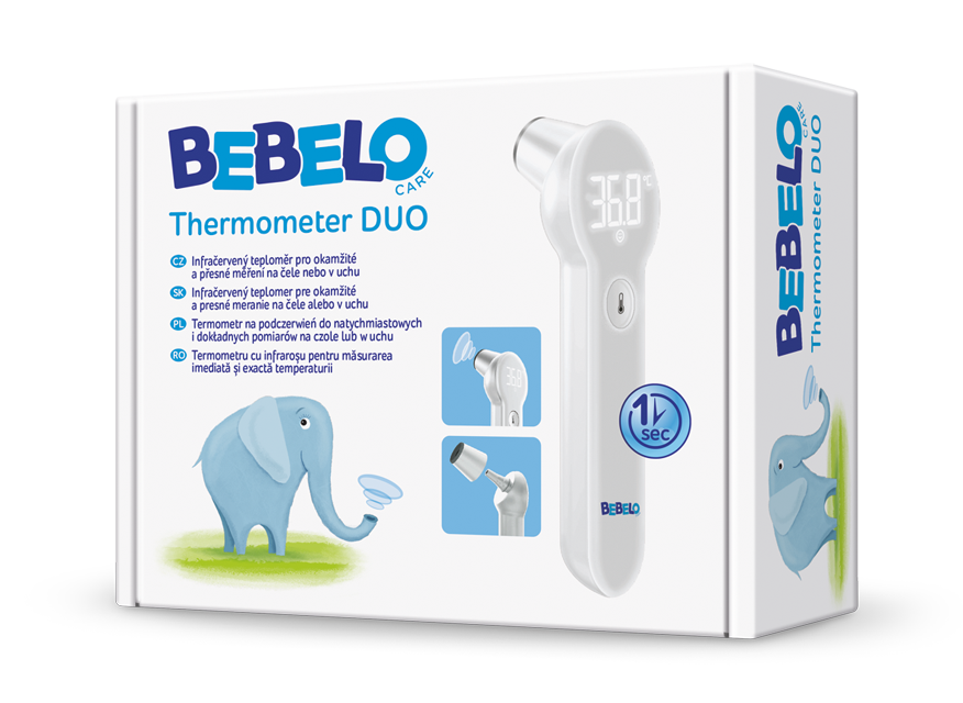 BEBELO Thermometer DUO infračervený teploměr 1 ks BEBELO