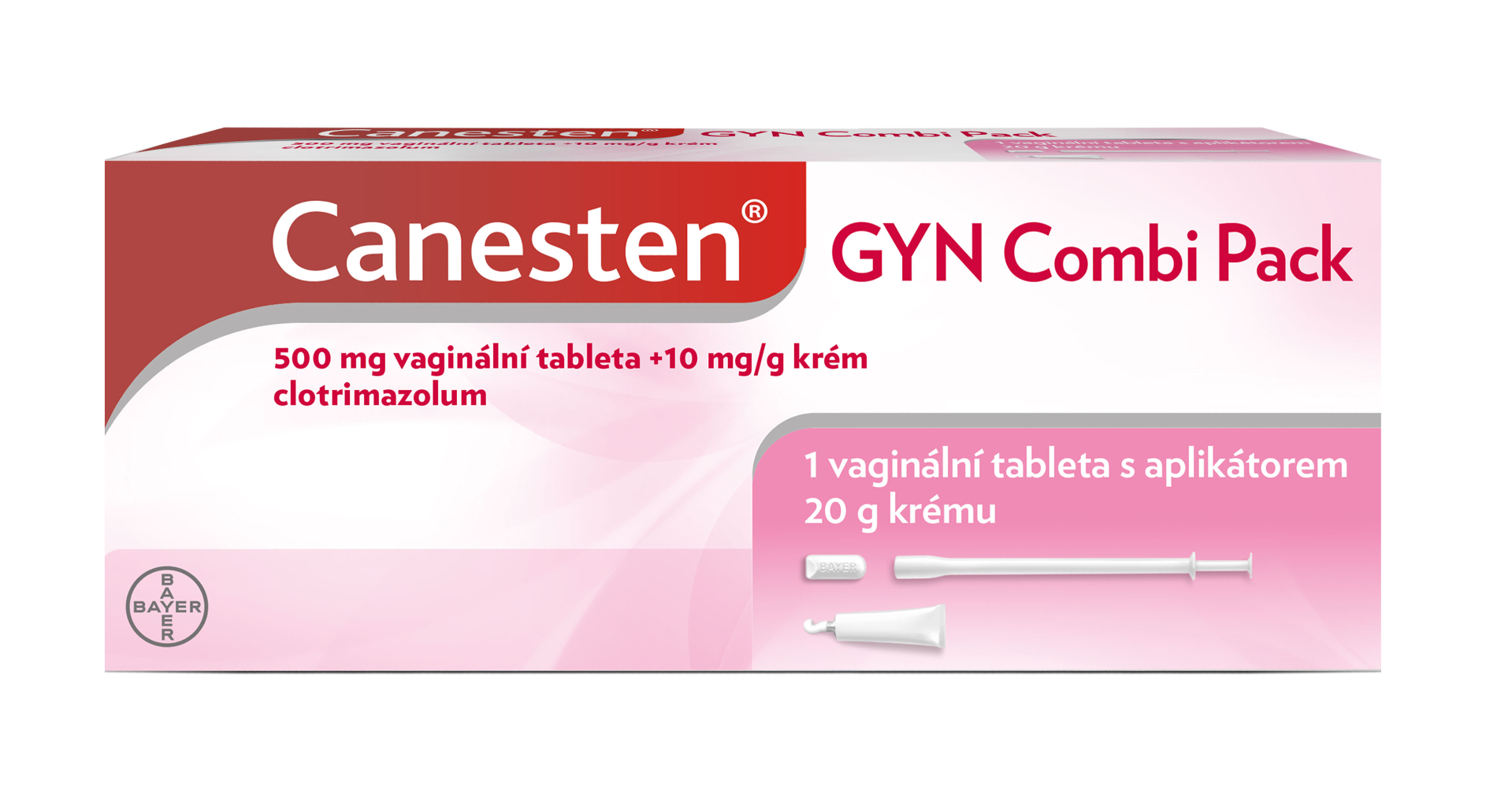 Canesten GYN COMBI PACK vaginální tableta a krém Canesten