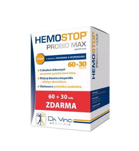 Da Vinci Academia Hemostop Probio MAX 60+30 tobolek Da Vinci Academia