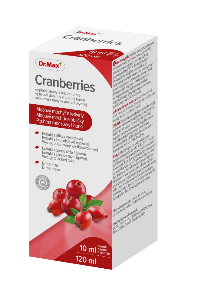 Dr. Max Cranberries 120 ml Dr. Max