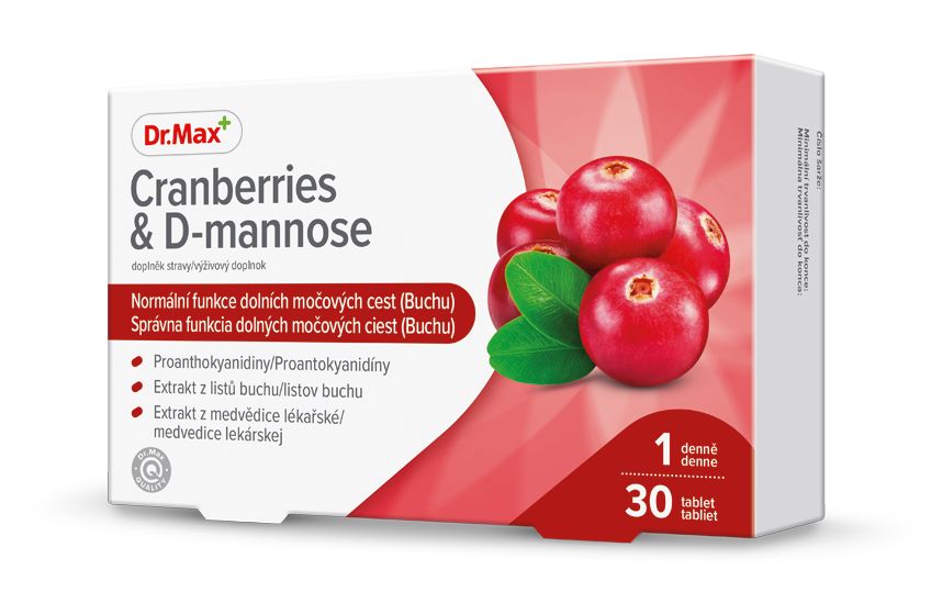 Dr. Max Cranberries & D-mannose 30 tablet Dr. Max