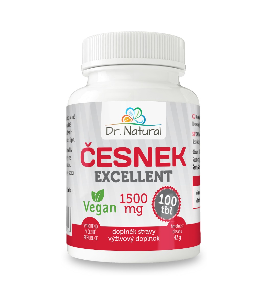 Dr. Natural Česnek Excellent 1500 mg 100 tablet Dr. Natural