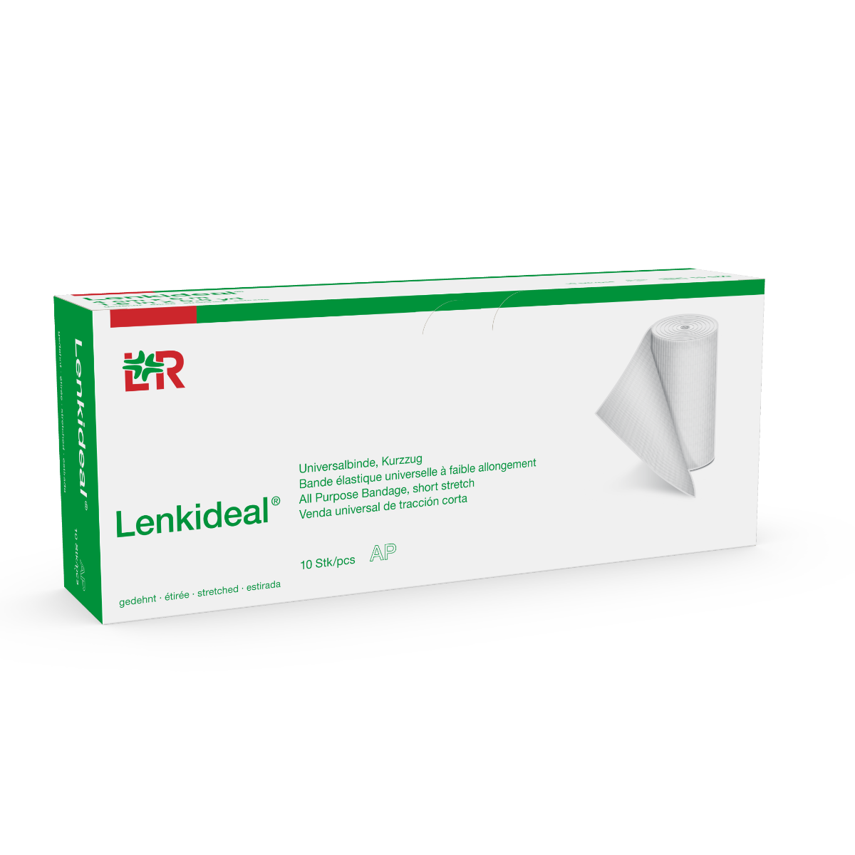 Lenkideal Elastické obinadlo 15 cm x 5 m krátký tah 1 ks Lenkideal