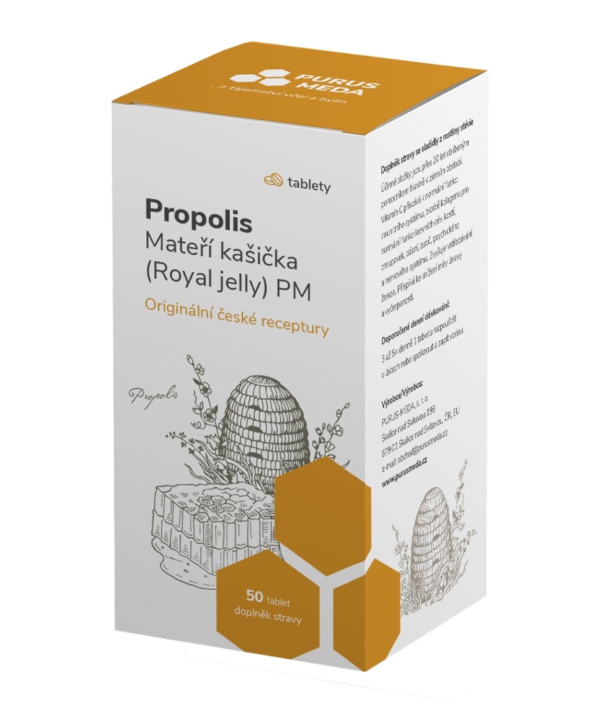 PM Propolis Mateří kašička 50 tablet PM