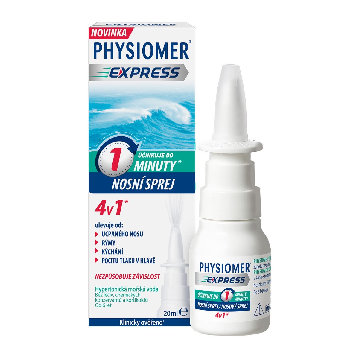 Physiomer Express nosní sprej 20 ml Physiomer