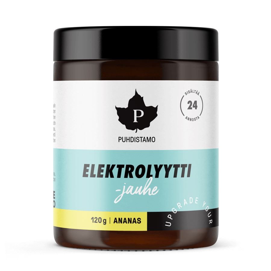 Puhdistamo Electrolyte Powder ananas 120 g Puhdistamo