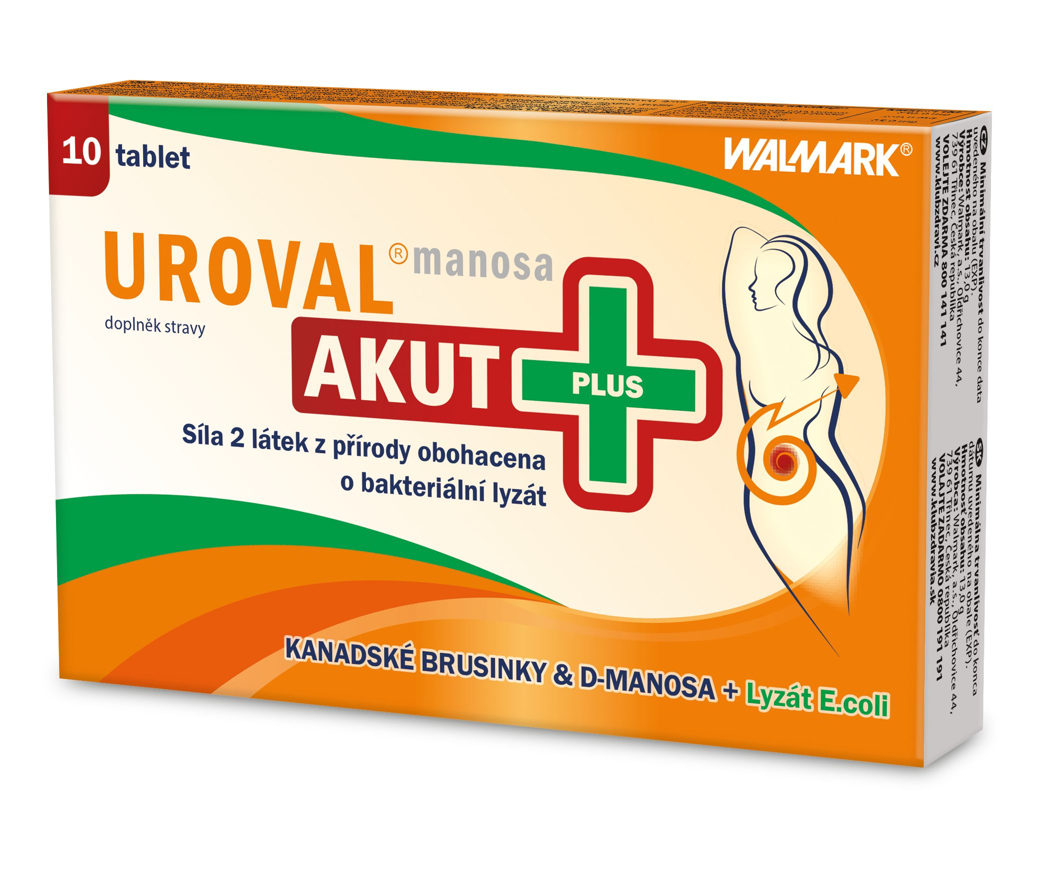 Uroval Manosa AKUT Plus 10 tablet Uroval