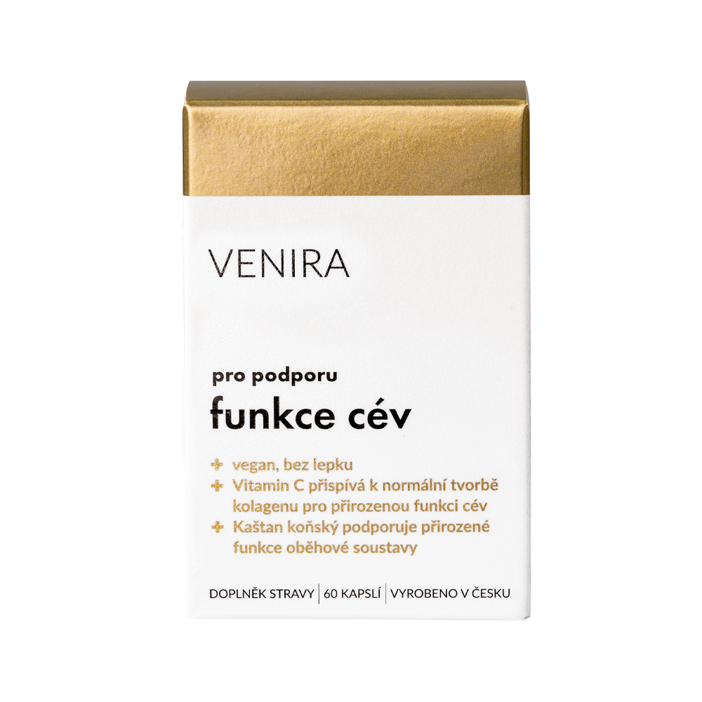 Venira Pro podporu funkce cév 60 kapslí Venira