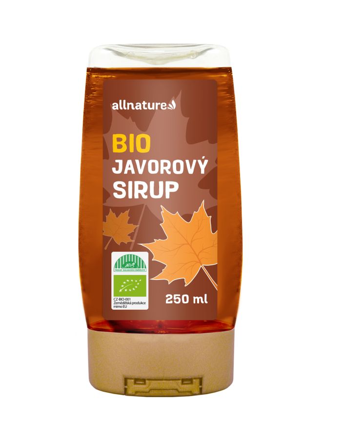 Allnature Javorový sirup BIO 250 ml Allnature