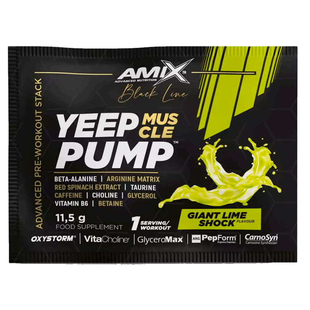 Amix Nutrition Black Line Yeep Pump 345g - giant lime shock Amix Nutrition