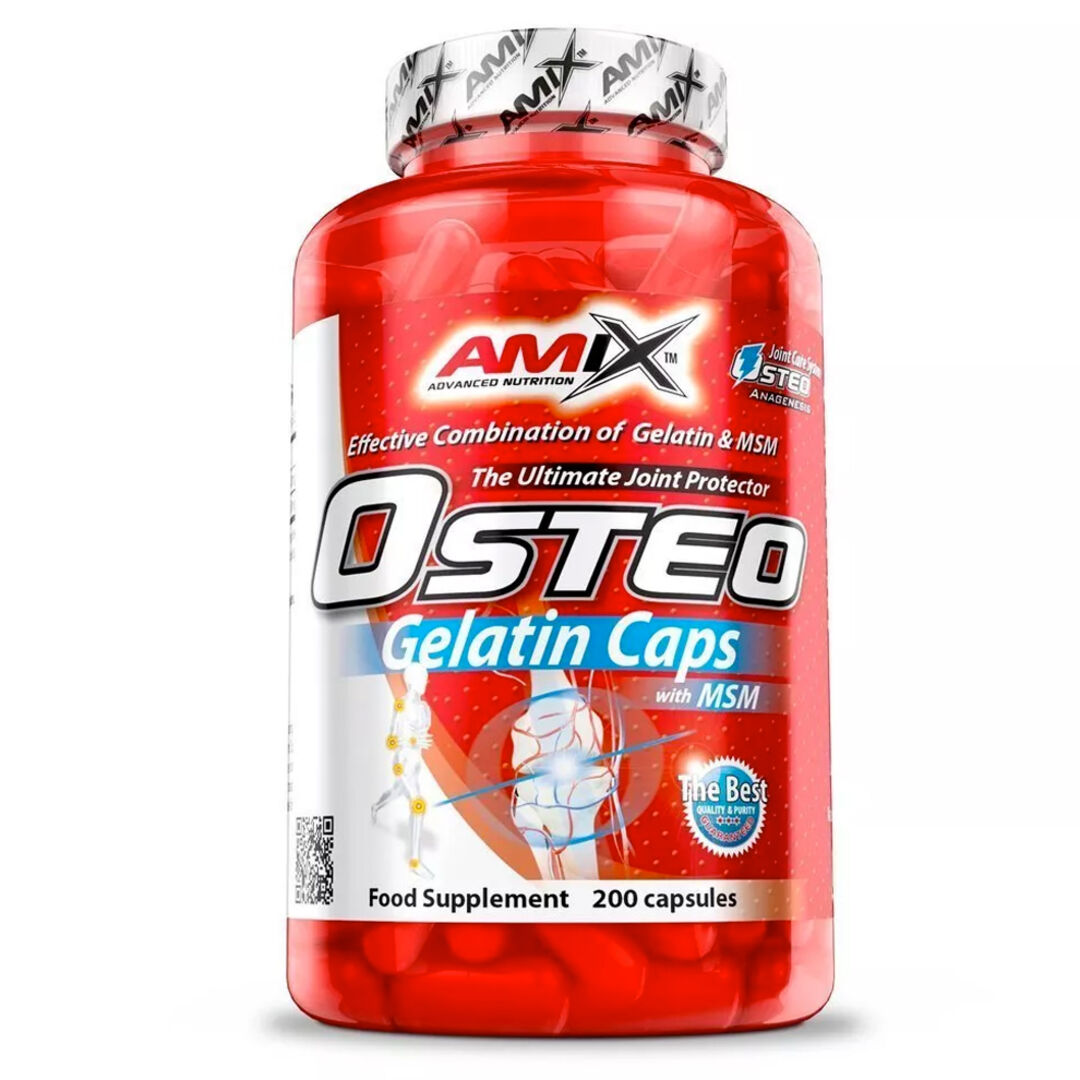 Amix Nutrition Osteo Gelatin + MSM - 400 kapslí Amix Nutrition