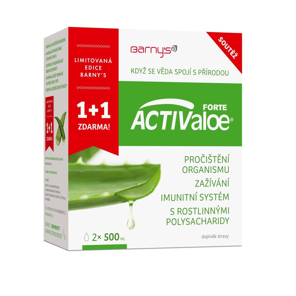 Barny´s ACTIValoe FORTE limitovaná edice 2x500 ml Barny´s