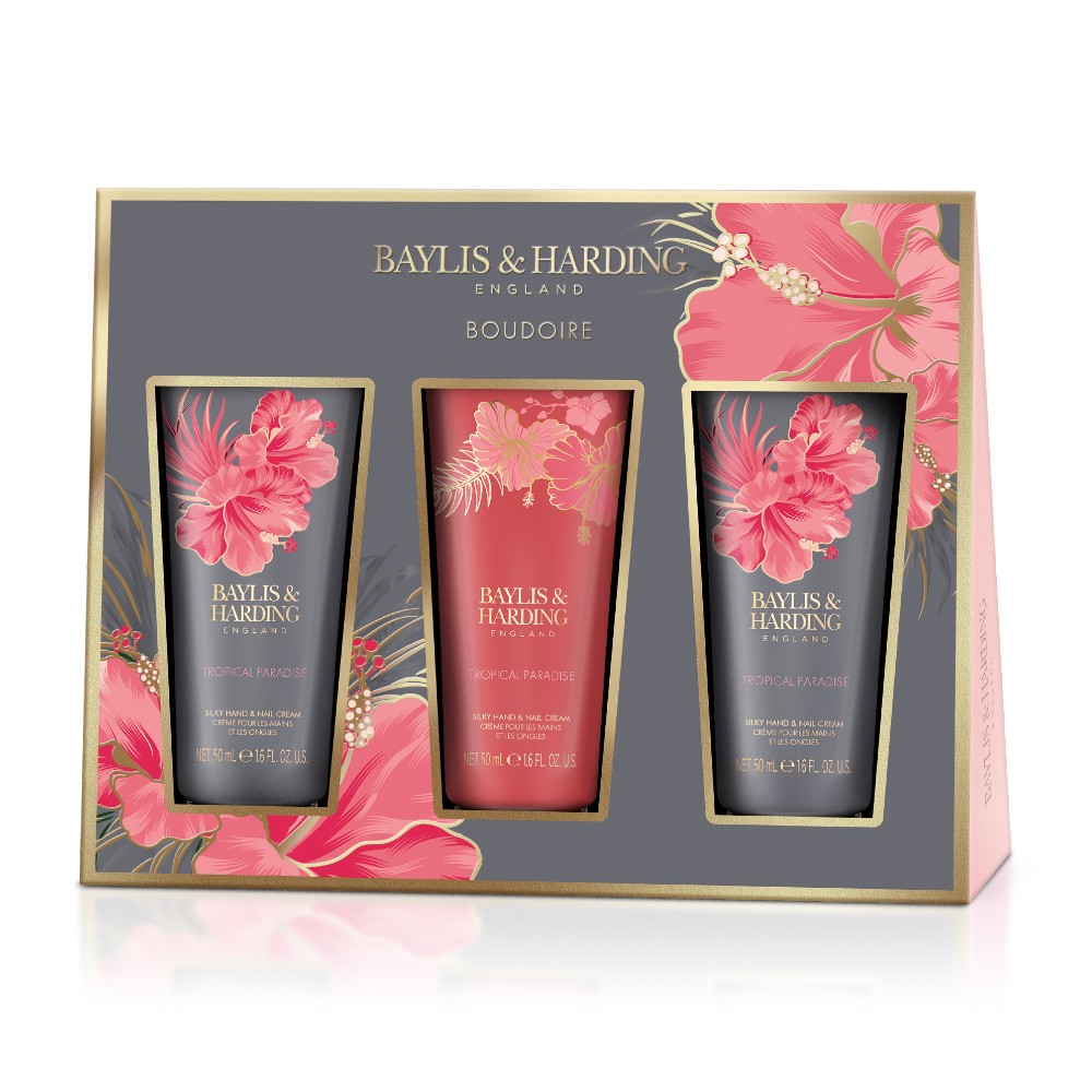 Baylis & Harding Sada krémů na ruce Boudoire 3x50 ml Baylis & Harding