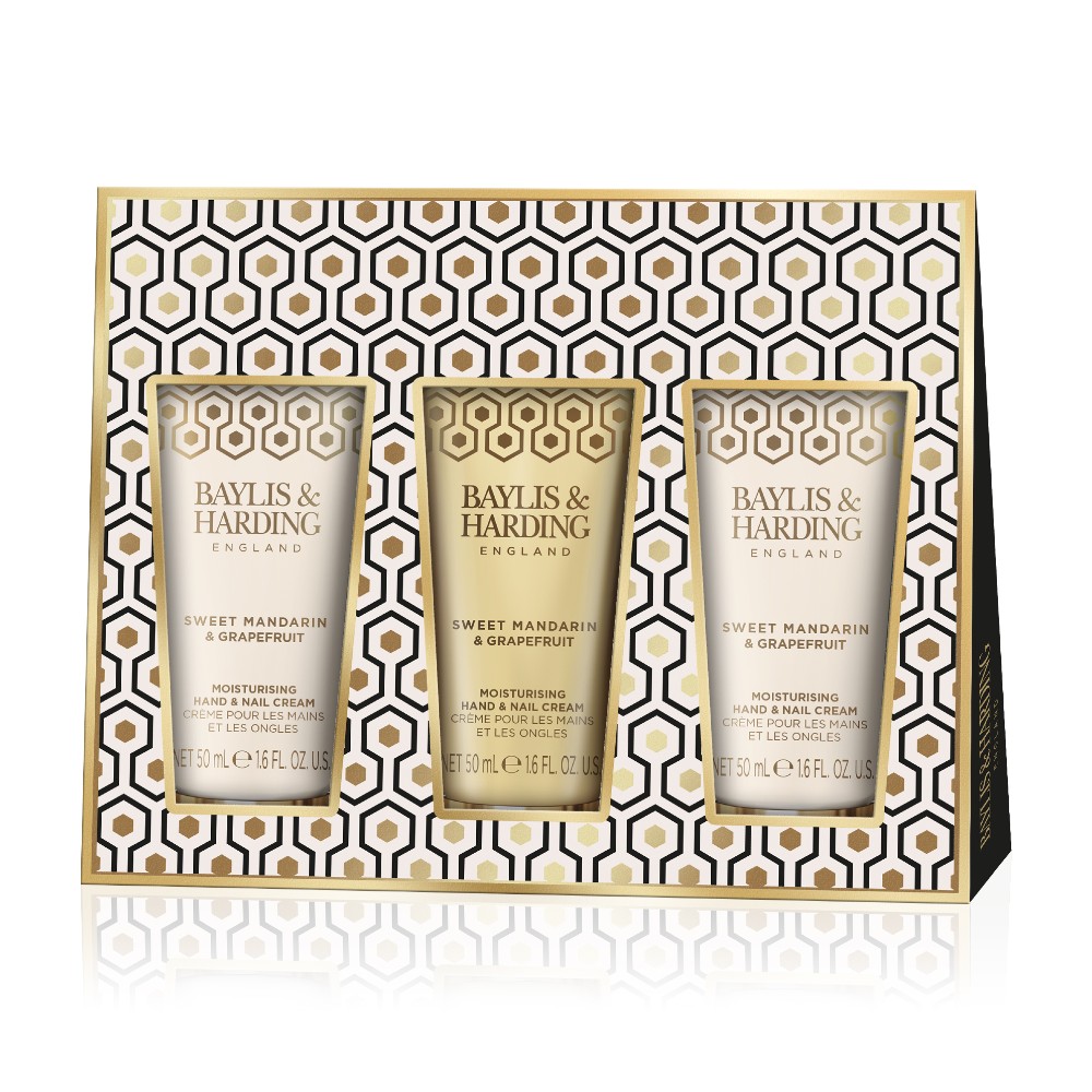 Baylis & Harding Sada krémů na ruce Mandarinka & Grapefruit 3x50 ml Baylis & Harding