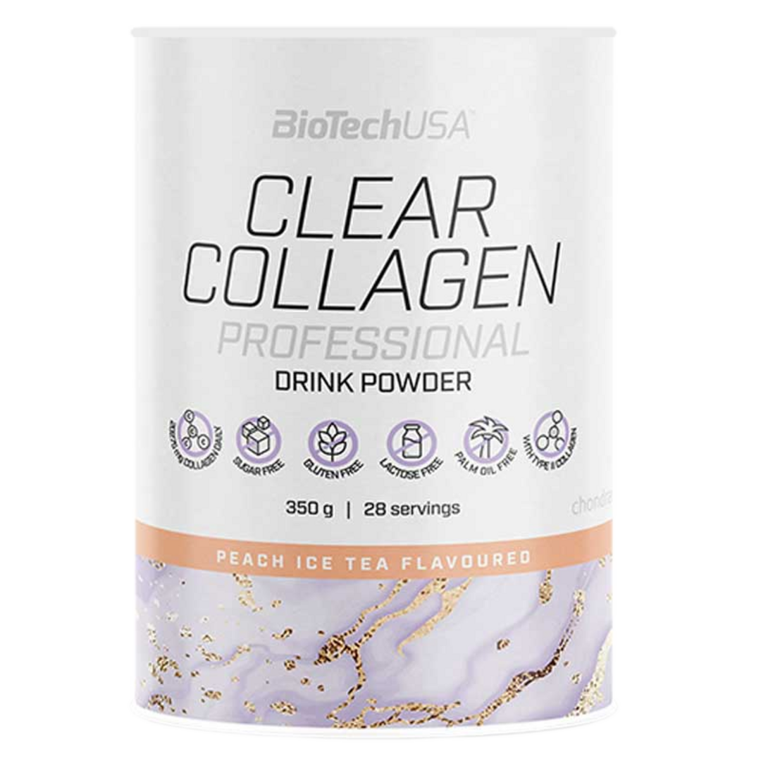 BioTech USA Clear Collagen Professional 350g - broskvový ledový čaj BioTech USA