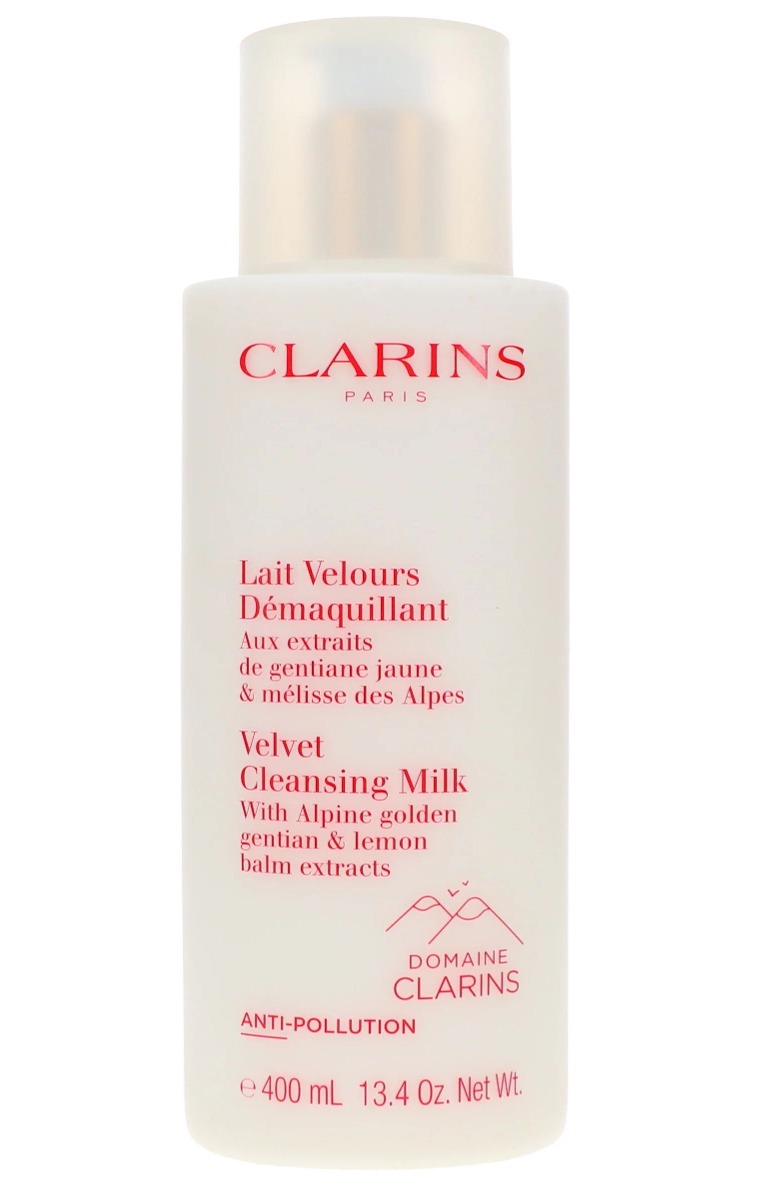 Clarins Cleansing Velvet Milk jemné čisticí mléko 400 ml Clarins