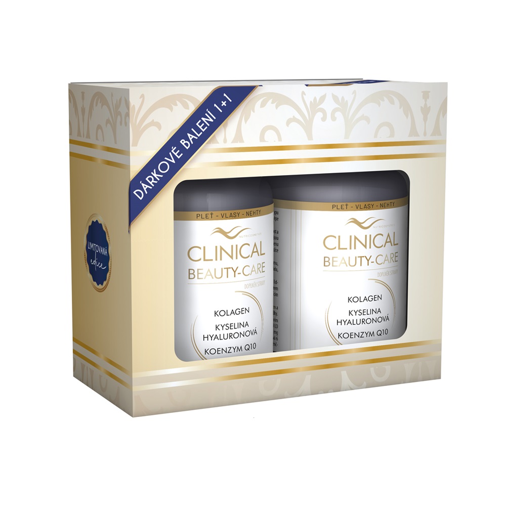 Clinical Beauty-Care Kolagen + Kyselina hyaluronová + Koenzym Q10 60+60 tablet Clinical