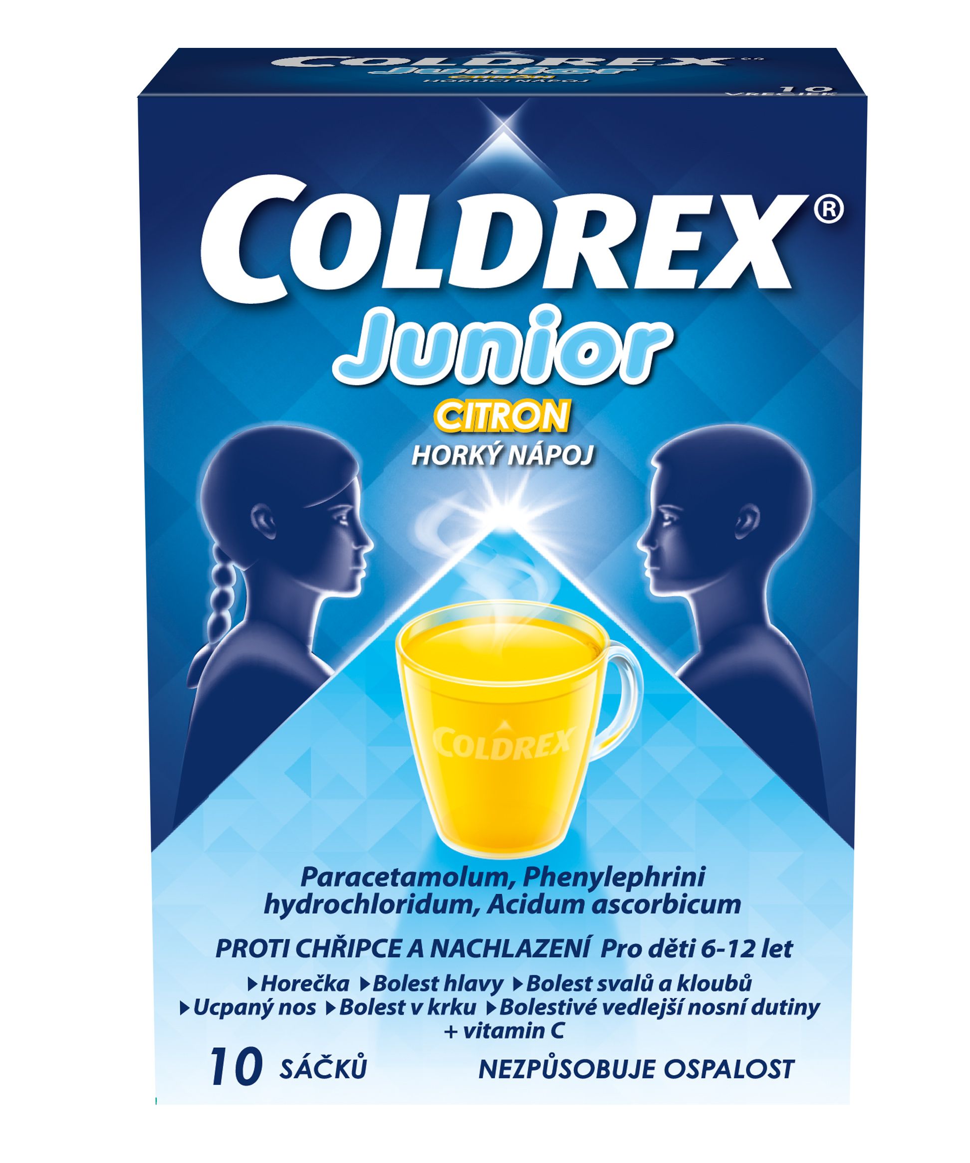 Coldrex Junior CITRON 10 sáčků Coldrex