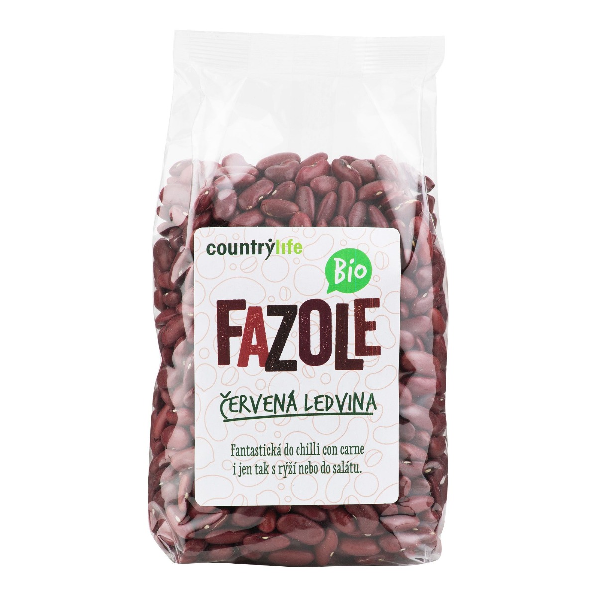 Country Life Fazole červená ledvina BIO 500 g Country Life