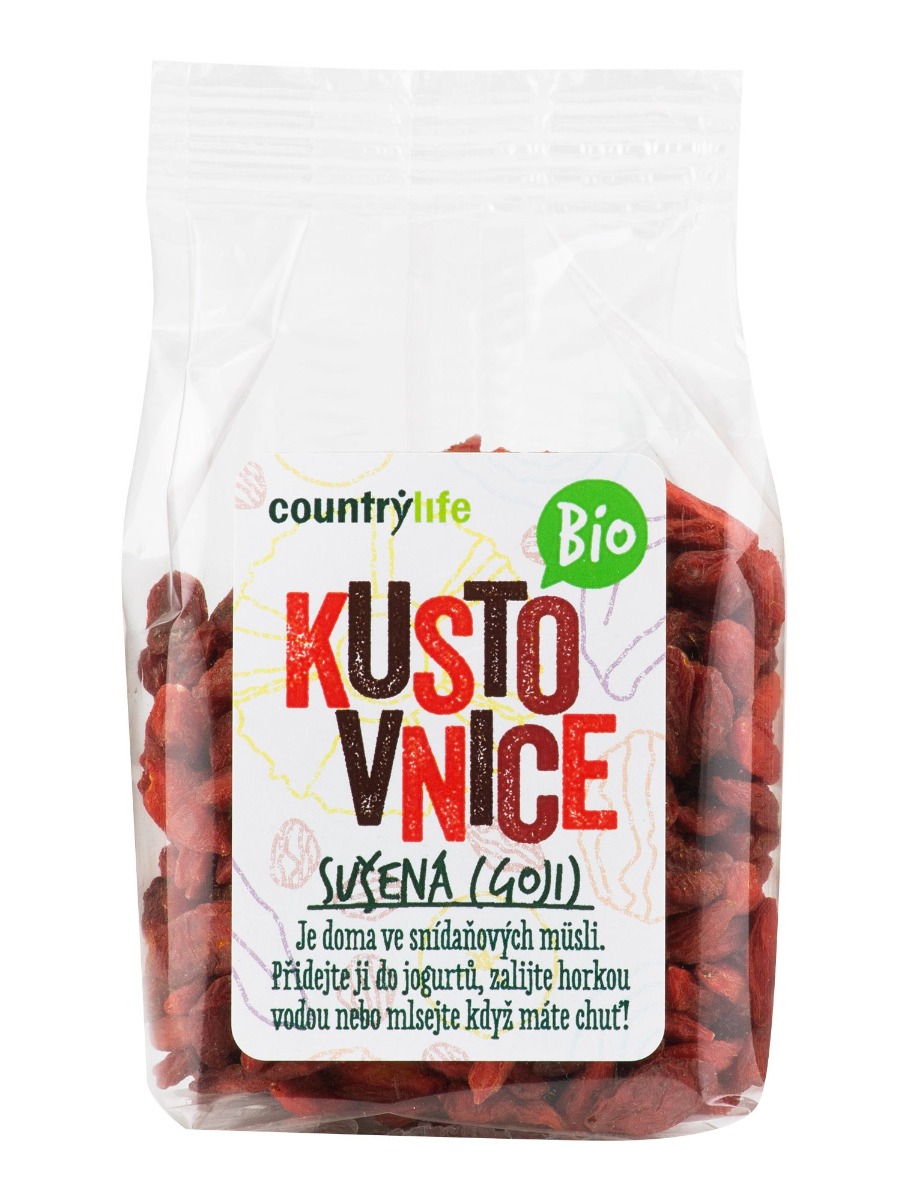 Country Life Kustovnice cizí sušená - Goji 100 g Country Life