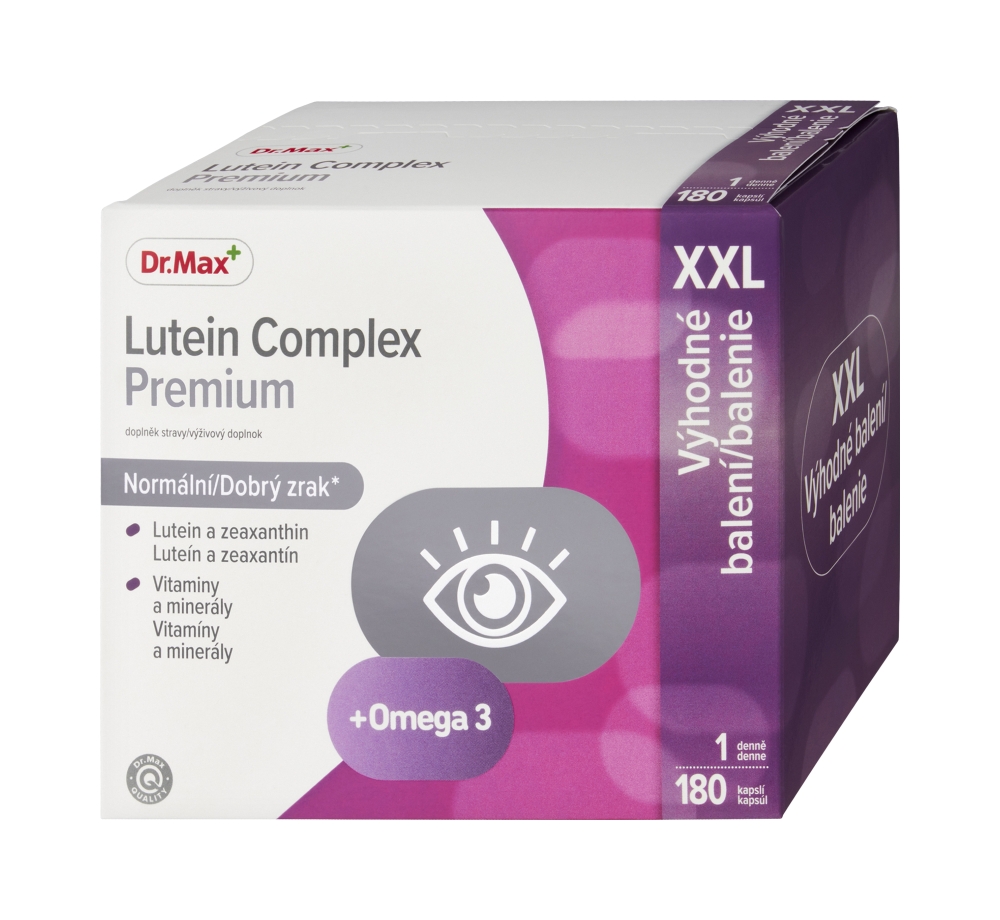 Dr. Max Lutein Complex Premium XXL 180 kapslí Dr. Max