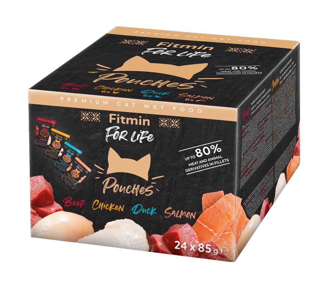 Fitmin For Life kapsičky pro kočky 24x85 g Fitmin